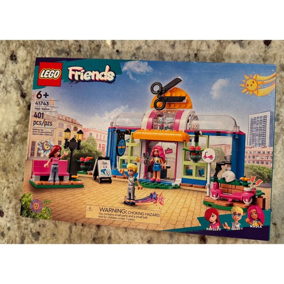 Lego Other - LEGO Friends Hair Salon 41743 Building Set 401 Pieces Paisley Olly Nadia NEW